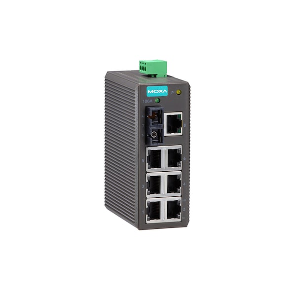 Entry-Level Unmgd Eth. Swtch W/ 7 10/100Baset(X)Ports, Eds-208-M-Sc